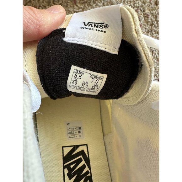 Vans Womens Yellow Sk8 tapered stackform Shoes 7 High top floral sneaker lace up - Picture 5 of 7